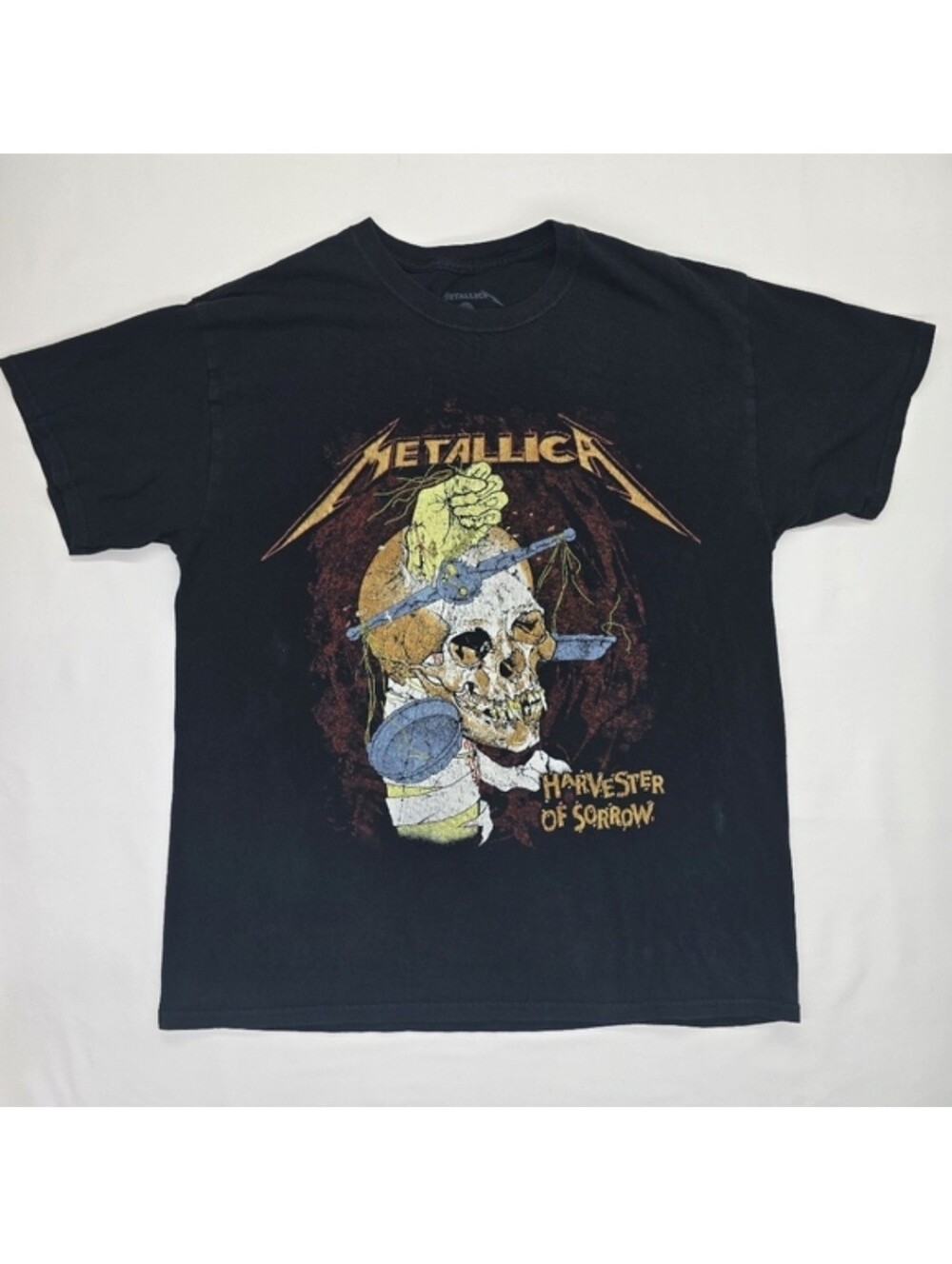 Metallica Harvester Of Sorrow Black Printed Album Tee
